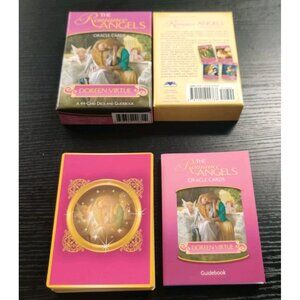 Vtg Romance Angels Oracle Cards Deck & Guidebook by Doreen Virtue OOP Original